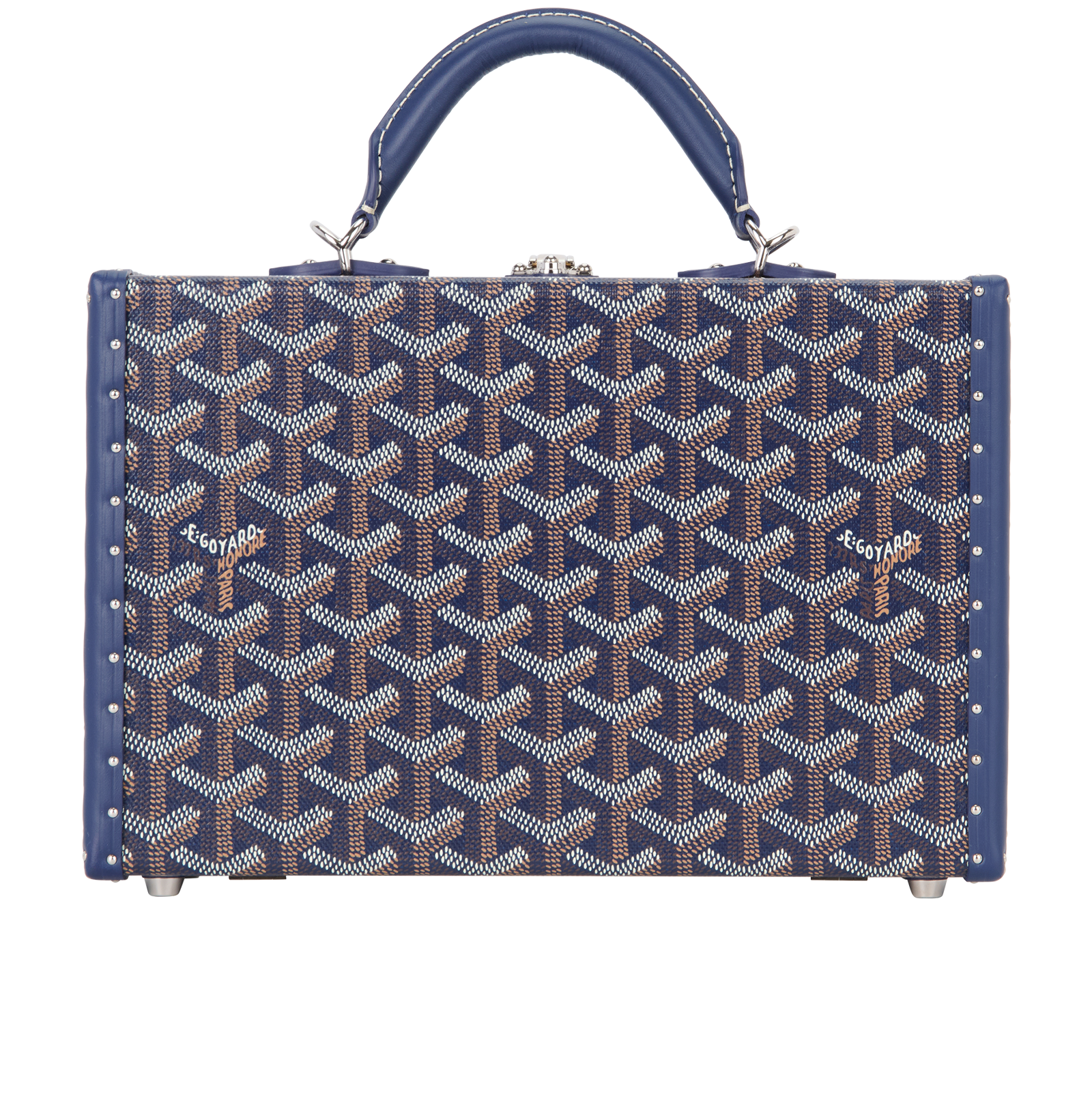 Grand Hotel Trunk, &pound;2,400, Handbags, Blue, Canvas, Back view